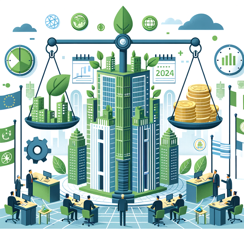 Finance Durable : Enjeux, Réglementations et Perspectives pour une Économie Responsable en 2024. Pas de texte sur l'image.
